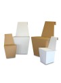 Ecodesign light chair in cardboard - Ginger