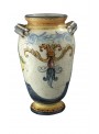 Large classic hand-decorated ceramic vase