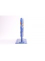 Handmade rectangular blue marine glass vase - Acquario 4