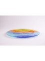 Handmade rounded glass tray in two different colours - Preludio