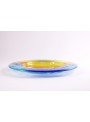Handmade rounded glass tray in two different colours - Preludio