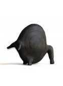Decorative statuette of the Sacred Bull in terracotta of Sardinian craftsmanship - Toro Tondo Medium
