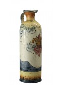  Small hand-decorated ceramic bottle