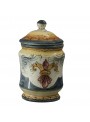 Hand-painted small albarello vase