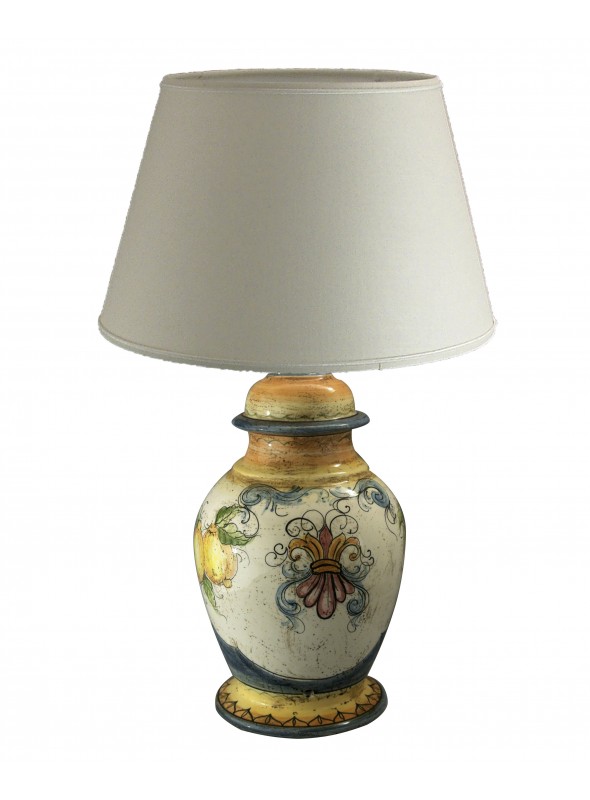 Hand-painted ceramic big table lamp