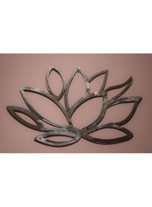 Wrought iron sculpture - Lotus