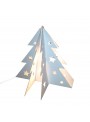 Small cardboard Christmas tree table lamp