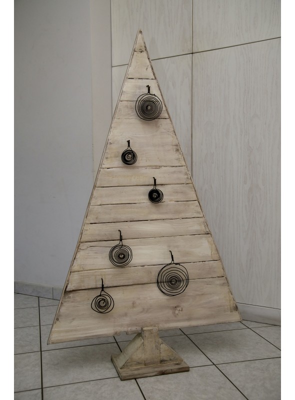 Albero Di Natale In Legno Con Mensole.Albero Di Natale Shabby