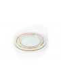 Rounded plate in fusion glass - Eclissi