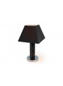 Table lamp in fusion glass in black