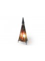 Table lamp in fusion glass and iron - Piramide