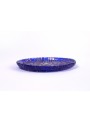 Rounded plate in mosaic fusion glass - Pintadera
