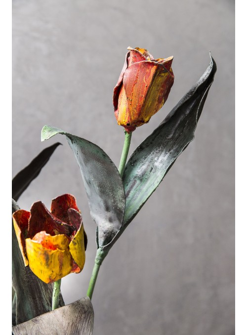 Tulipano in ferro battuto