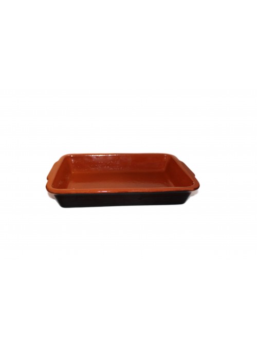 Brown fire clay pan