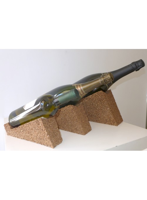 Porta bottiglie in sughero piccolo Wine display bottle