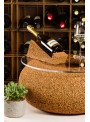 Medium sized bottle rack in cork - Wine display magnum