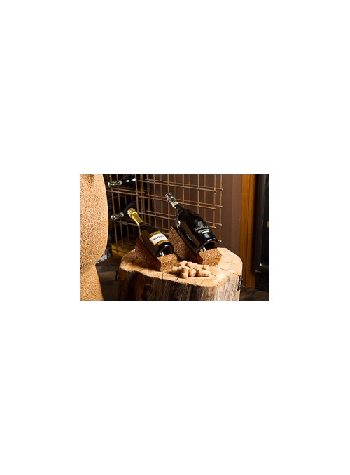Porta bottiglie in sughero grande - Wine display jeroboam