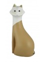 Gattino in ceramica colorata a mano