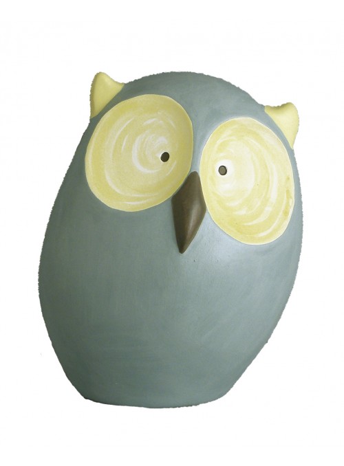 Hand-painted ceramic owl