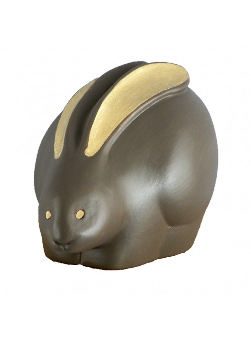 Hand-painted ceramic bunny