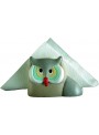 Hand-painted ceramic owl napkin holder