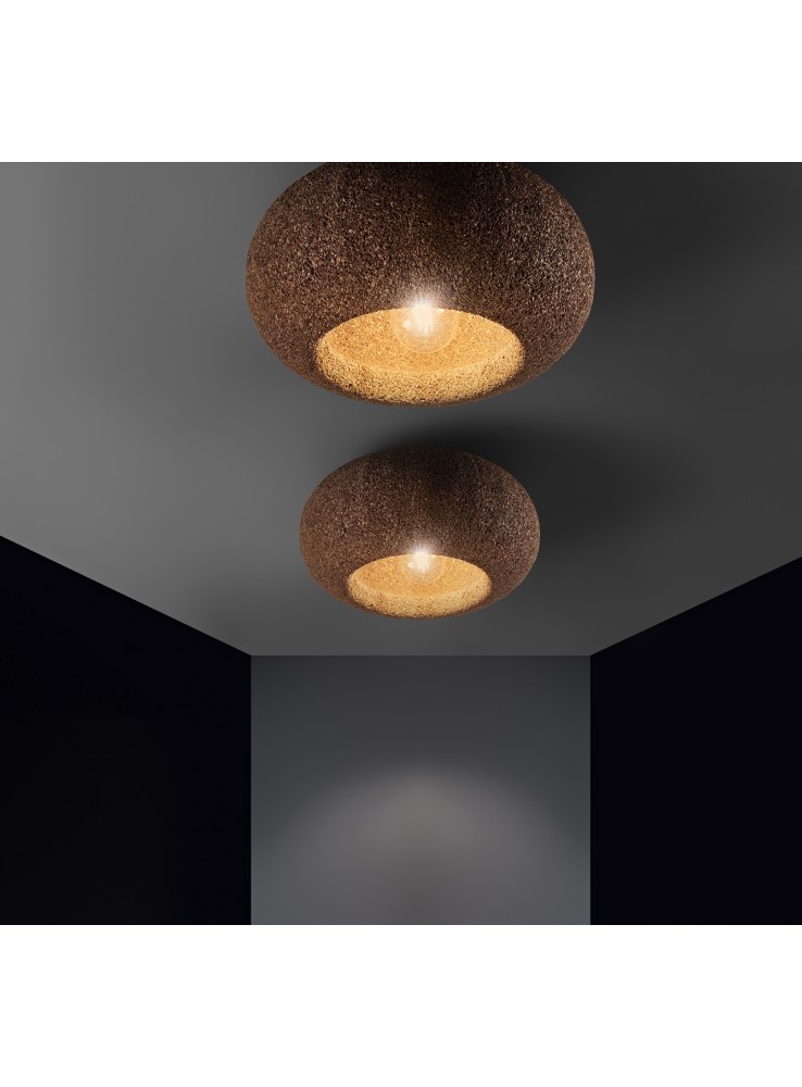 Suspension Lamp In Cork