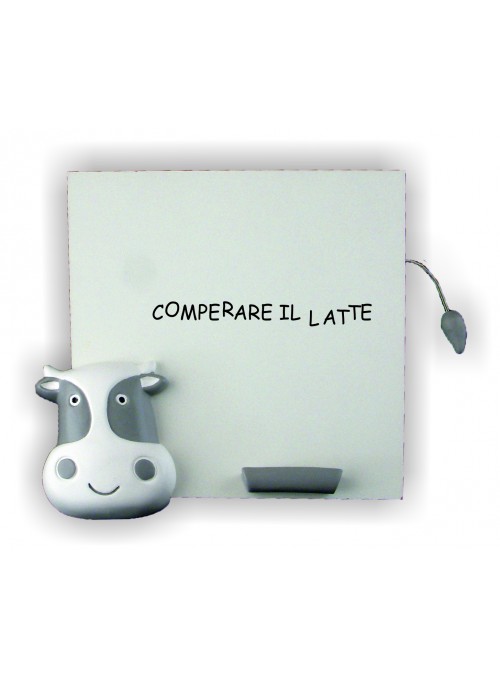 Hand-painted ceramic cow whiteboard