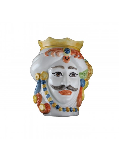 Hand-painted ceramic man&#039;s head - I Mori