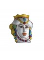 Testa di donna in ceramica anticata - I Mori