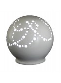 Lampada mini sfera in ceramica - Cordoni