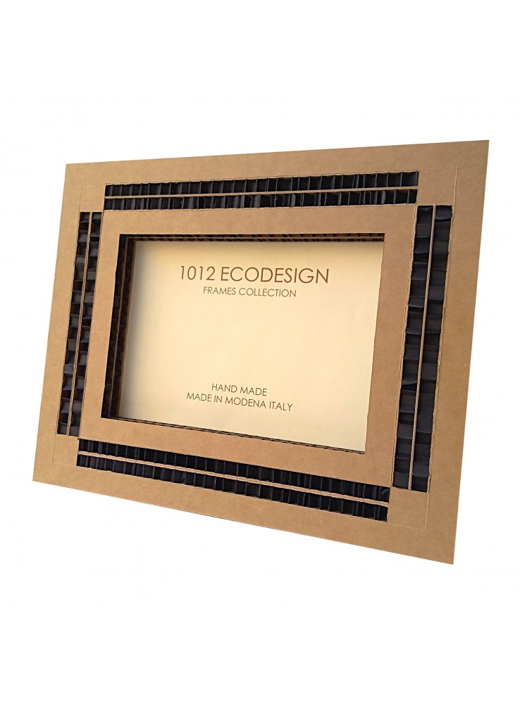 Rectangular cardboard photo frame