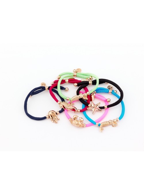 Elastic bracelet with golden plated animal - Di che umore sei?