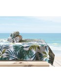 Squared tablecloth in eco friendly fabric
