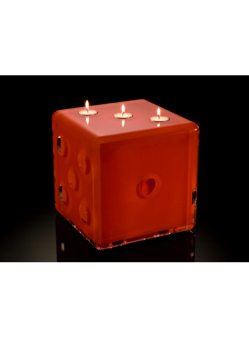 Dice shaped candle holder - Dada