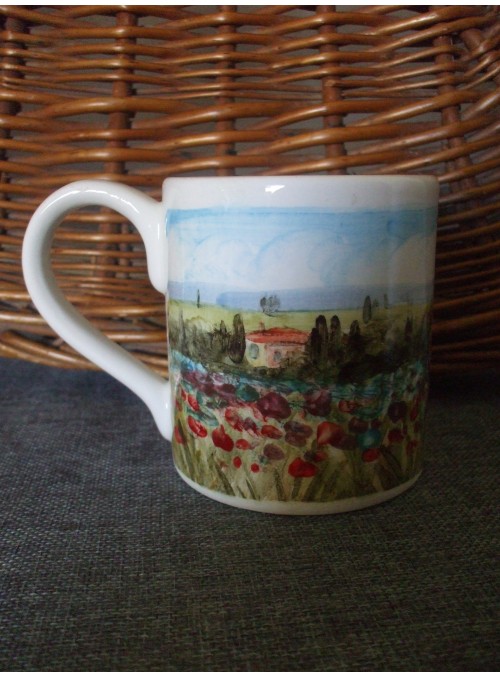 Mug in ceramica - Paesaggio toscano