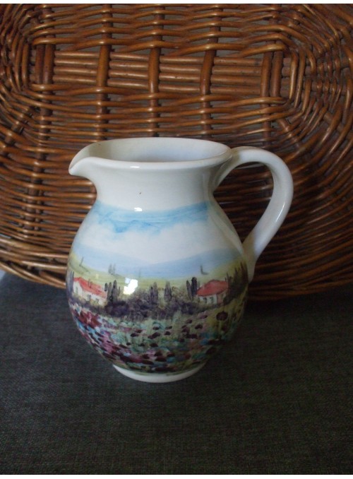 Ceramic pitcher - Paesaggio toscano