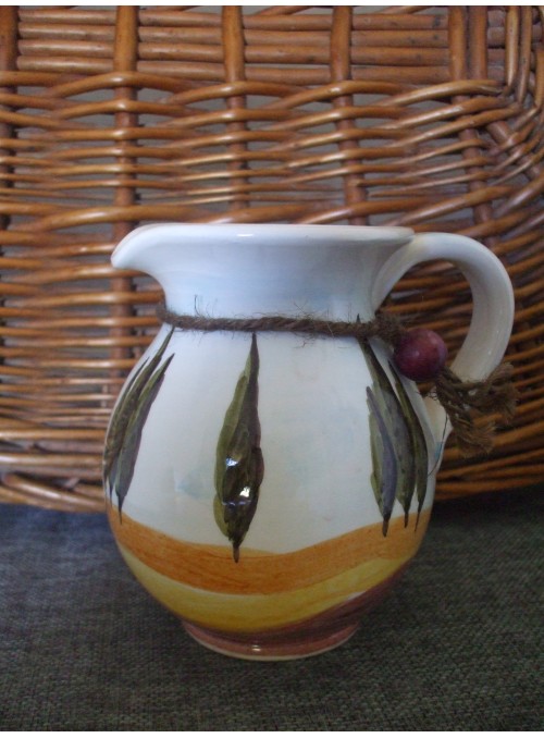 Small ceramic pitcher - Tuscany
