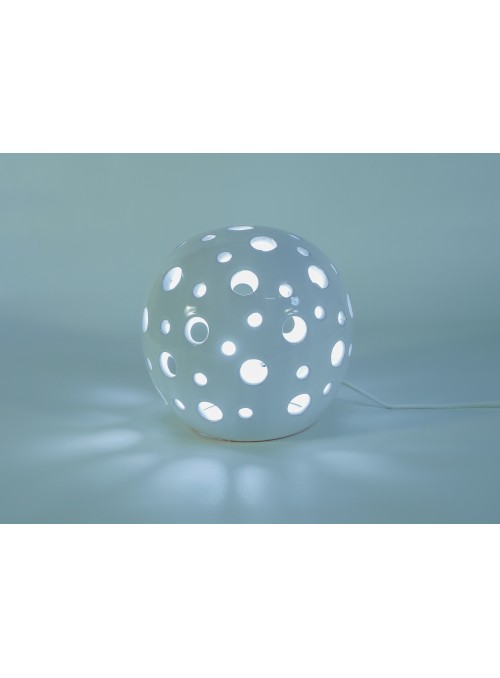 Rounded ceramic lamp - Pois