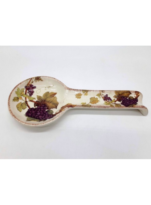Ceramic spoon rest - Uva