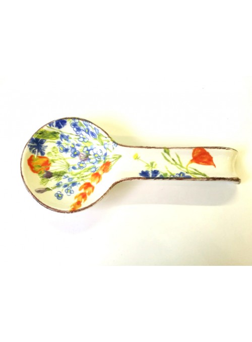 Ceramic spoon rest - Fiori