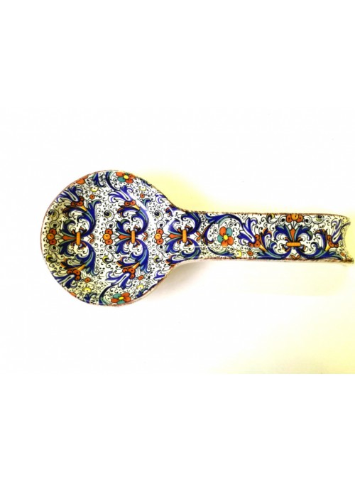 Ceramic spoon rest - Deruta