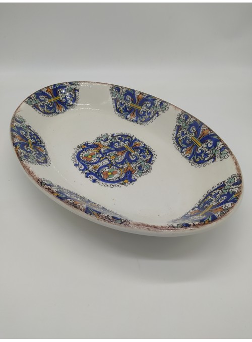 Oval ceramic tray