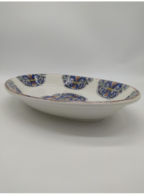 Oval ceramic tray