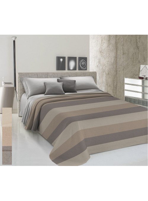 Yarn-dyed double bedspread - Fasciato