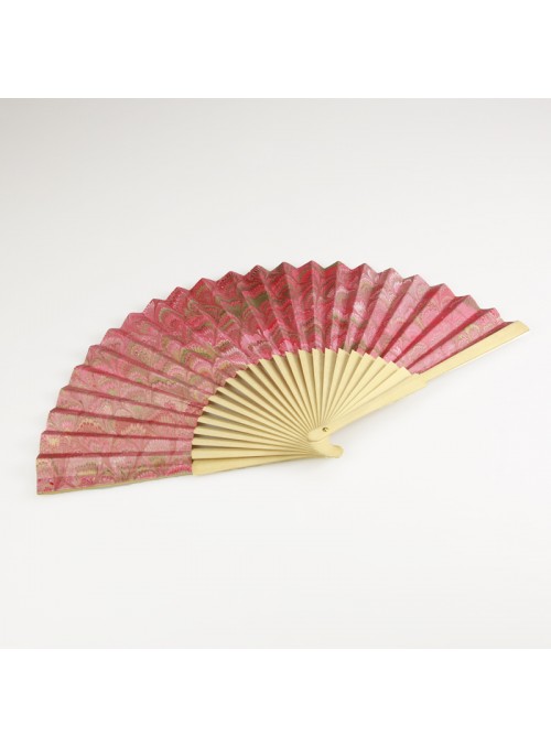 Wooden and paper fan