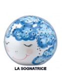 Punto luce in ceramica - La sognatrice