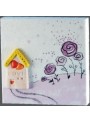 Key hanger in ceramic - Casa