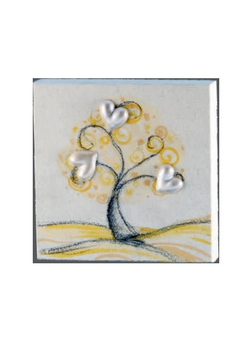 Key hanger in ceramic - Albero della vita