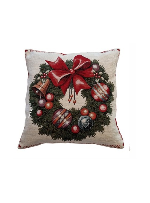 Squared stuffed cushion - Ghirlanda Natale
