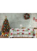 Cotton table cloth - Stella di Natale